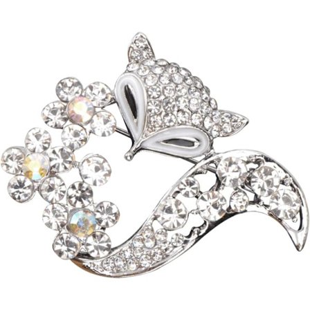 Rhinestone Dyre Broscher Insekt Tema Brystspænde Ræv Broscher DIY Tilbehør Gaver til Kvinder Tøj Tasker Rygsække Jakker Huer