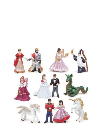 Minipapo Fairytale Set Toys Playsets & Action Figures Movies & Fairy Tale Characters Multi/mønstret Papo