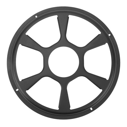 10 Tommer Høj Elasticitet Sort Jern Højttalergitter Beskyttelseskappe Universal til Bil Autocamper-FF-