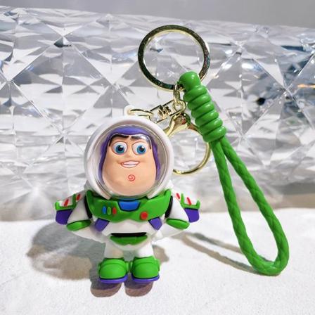 Toy Story Nyckelring Söt Tre Ögon Alien Nyckelring Hänge Kawaii Disney Väska Tillbehör Dekorativ Gåva