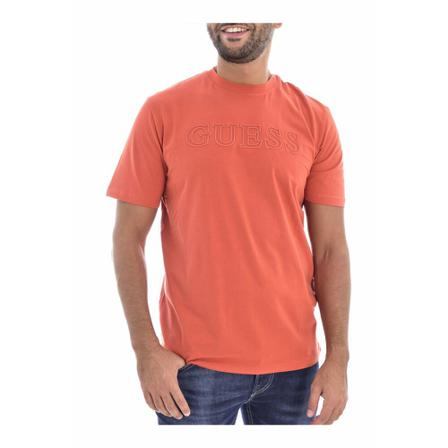 Guess - T-shirts - Orange - Herr - Storlek: L, Herr, Storlek: L