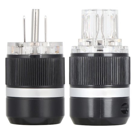 Monosaudio Power Plug Ren koppar RhodiumPlated AC HighFidelity Power Plug (M101R/F101R (Hane/Hona) )