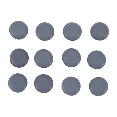 12 kpl keittiökoneiden liukuesteitä (pyöreät 20 mm:n teflonkumityynyt, 12 kpl)