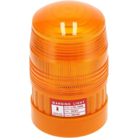 Sikkerhetsvarsellys, Gult Blinkende Lys, LED Varsellys, Bærbar Varsellampe, Blinkende Sikkerhetslys, Kjøretøyvarsellys, Magnetisk Sikkerhetslys