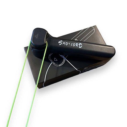 Høytlysende String Shooter Glow In The Dark Loop Svart Lys Lasso Flow Rave Leke Blå [DmS]