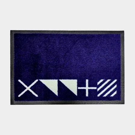 Tappeto per barca Bandiere di segnalazione nautica Blu Navy, rettangolo, 60 x 43 cm