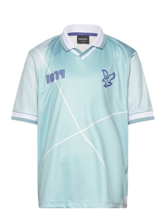 Lyle & Scott | Oversized Print Argyle Polo Shirt | 140-146