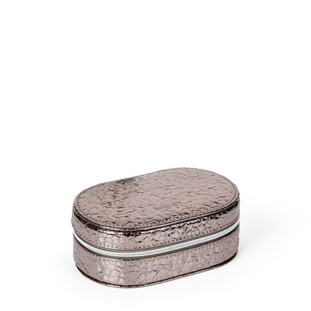 DAY ET Disco Jewelry Zip Oval Gunmetal, Tøj & Bolig, Opbevaring & Organisering, Smykkeskrin