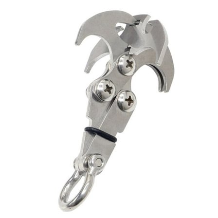 Folding Gravity Grab Hook outdoor Rock Claw Rescue Claw Survival Vuorikiipeily koukku työkalu