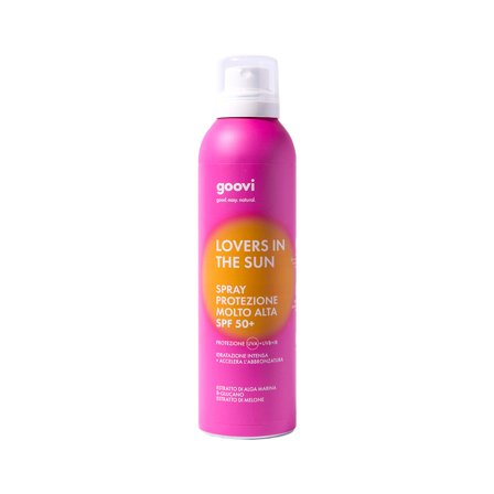Goovi LOVERS IN THE SUN Spray Solare Corpo SPF50+ 200ml - Spray solare corpo alta prot.