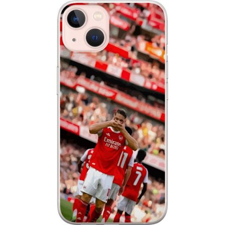 Yhteensopiva Puhelinkuori Apple iPhone 13 Arsenal jalkapallo – Martin Ødegaard maalijuhla punaisessa pelipaidassa