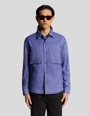 Lyle & Scott Insulated Overshirt - Blue - S