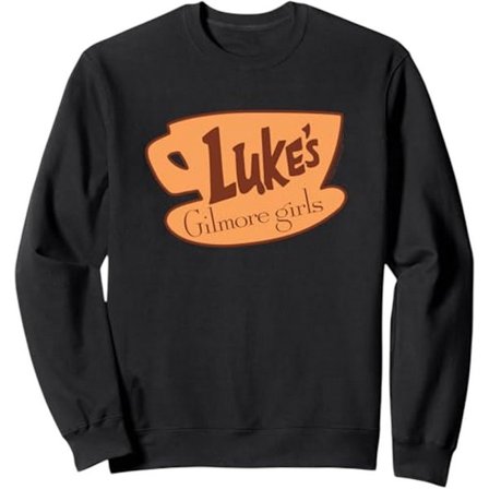 Gilmore Girls Dam/Dam Luke's Logotyp Sweatshirt 4XL Svart