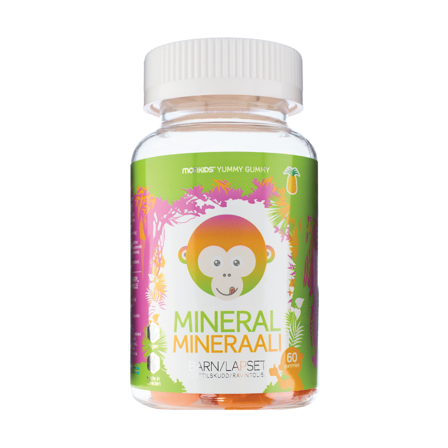 Monkids Magnesium Mineral Barn, Ananas, 60 stk.