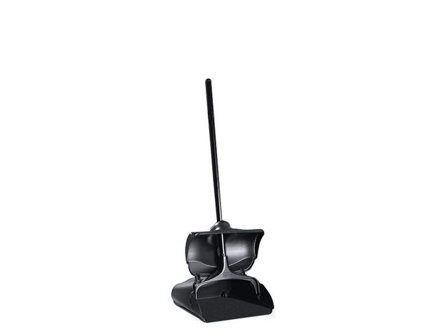 Rubbermaid Commercial Products Lobby Pro Sopskyffel med lock svart - Lyreco - Städ och hygien - Borstar och levanger - Sopset