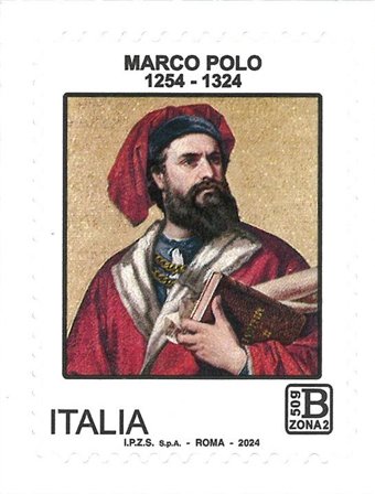 Italien - 700 år siden Marco Polos død - Postfrisk frimærke