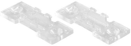 Hide-a-Lite 7550658 Montering af clips til aluminiumsprofiler, 2-pak, Installationsmateriale