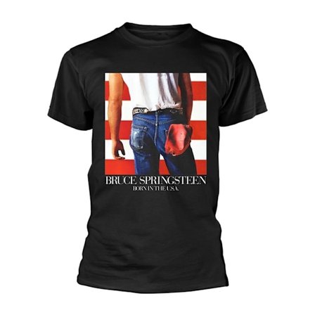 Bruce Springsteen Unisex Vuxen Born in the USA T-Shirt XL Svart