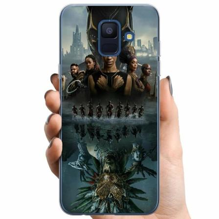 Samsung Galaxy A6 (2018) Tpu Mobilskal Wakanda Forever : Black
