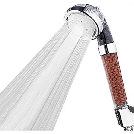 Duschhuvud med slang, högtrycksvattenbesparande avtagbar 3-lägesfunktion NHG