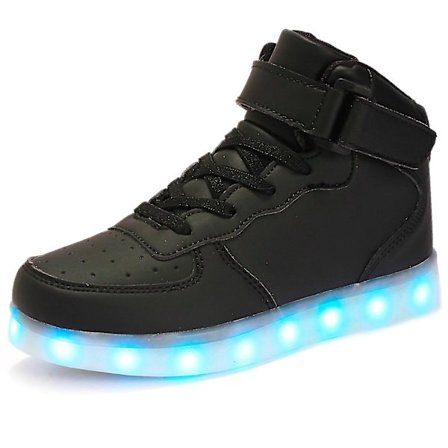 Barn Sneakers Pojkar Led Light Up Sneakers Pojkar Flickor Sport Löparskor 1600