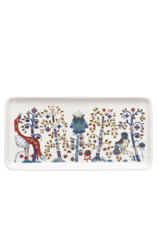 Iittala Taika tallrik rektangulär 12x24cm Skålar Vit 12x24 cm