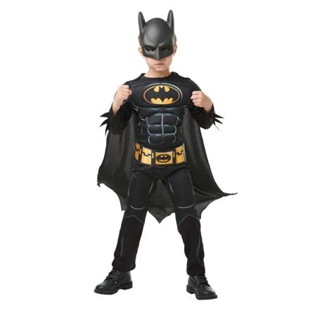 Batman Deluxe 122/128 Cl (7-8 År) Dräkt, Kappa & Mask