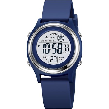 Digitalt dameklokke LED Sport Vanntett Multifunksjonell Klokke for Kvinner Damer