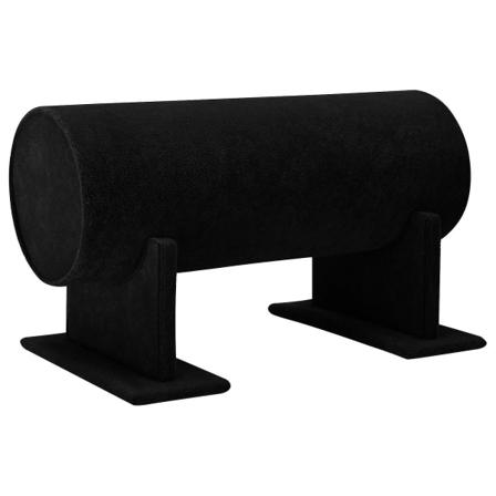 Korujen esittelyteline Velvet Hair Band otsapantapidike Vähittäiskaupan esittelytelineen telineen organizer musta black