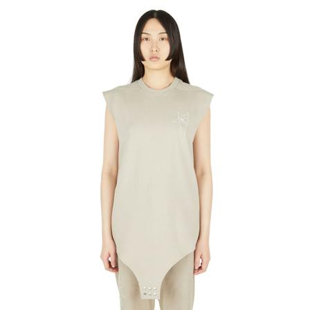 Rick Owens, SL Body Jersey Top Beżowy, Kobieta, Rozmiar: XS