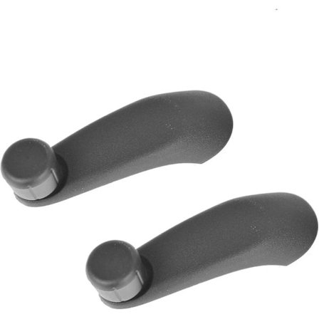 Manuell fönstervev handtag svart vänster höger vänster höger par