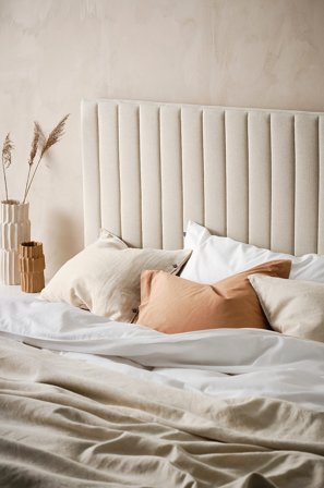 Jotex - Sengegavl 160 Cm Beige - DERBY - Kjøp Sengegavler hos Jotex