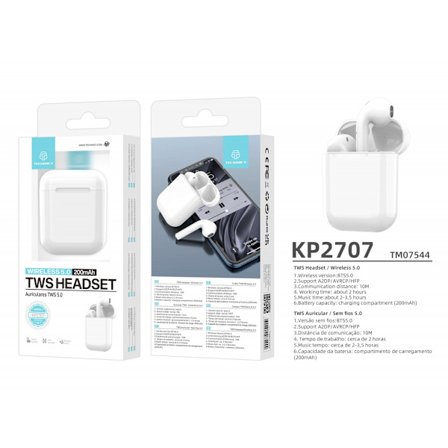 Eleganta Trådlösa Bluetooth 5.1 Hörlurar med Mikrofon och Laddningsfodral