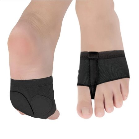 2 stk forfotinnlegg tåpute for kvinner magedans forfot smertelindring sokker putedeksel poter metatarsal fotpute