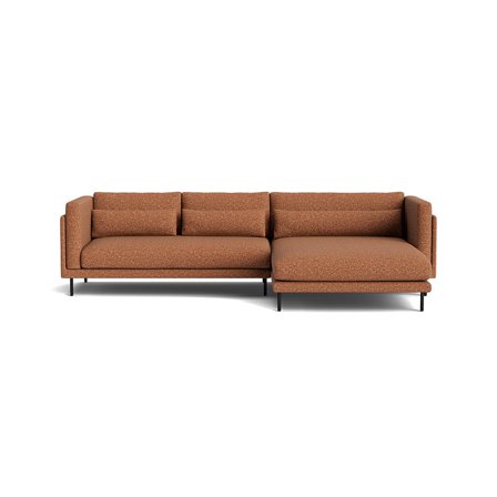 Bali chaiselong sofa, højrevendt - Puente Terracotta - 295x170x76 - Sofa, chaiselong