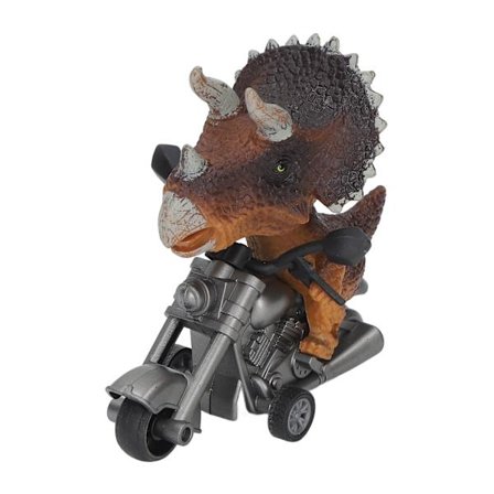 Dinosaur Motorcykel Simulering Utsökt Interaktiv Pedagogisk Tröghetsmotorcykel Leksaker för Barn över 3 År Gul