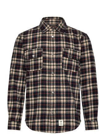 Adrian Cotton Check Shirt Patterned Fat Moose