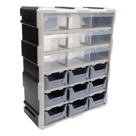 PELA 543439 Oppbevaringsskap 9 skuffer, Garasjeinnredning & oppbevaring