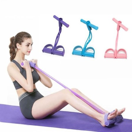 Vastuskuminauhat levätä Fitness, Jooga, Crossfit-harjoitteluun, Kehonrakennus Violetti