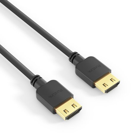 PURELINK Kabel HDMI Slim Install 4K 18Gbps 0,3m Sort