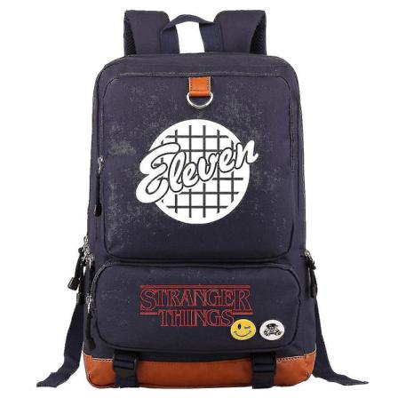 Strangerthings Youth Primary and Secondary School Bag för män och kvinnor Fritidsryggsäck Stor Barn Bokväska Stor Laptop Basic Väska Bokväskor Casual 