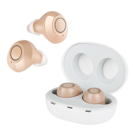 Mini Usynlig CIC Høreapparat Lydforsterker Hørehjelpemiddel for Eldre med Hørselstap