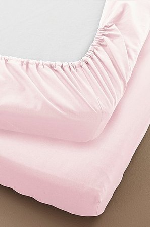 Jotex - Percale Mini Faconsyet Lagen - Økologisk Pudderrosa - ZACK - Køb Lagener hos Jotex