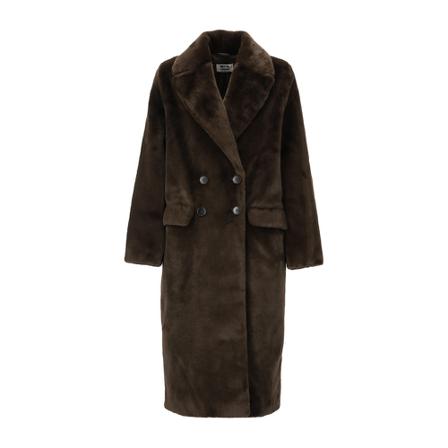 Betta Corradi, Double-Breasted Coats Bruin, Dames, Maat:M