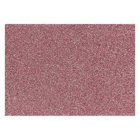 Glitterrosa strykpapper - 14,8 x 21 cm
