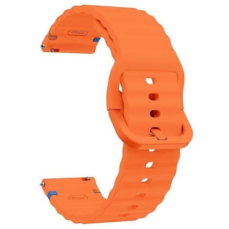22mm Silikonarmband Kompatibelt För Xiaomi Watch S4 Sport / Redmi Watch 5 Active Vågdesign Klockarmband