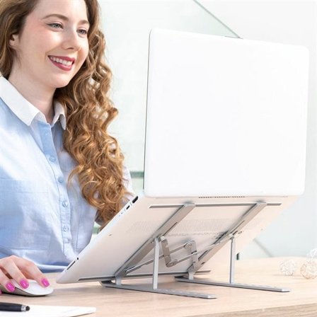 Justerbart og sammenklappeligt laptopstativ – maks. 6 kg