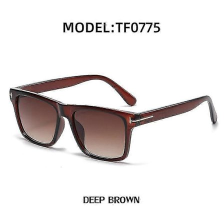 Nytt mode tom brand tf rektangel solglasögon kvinnor män 2022 lyx designer hög kvalitet Ins populära oculos de sol uv400