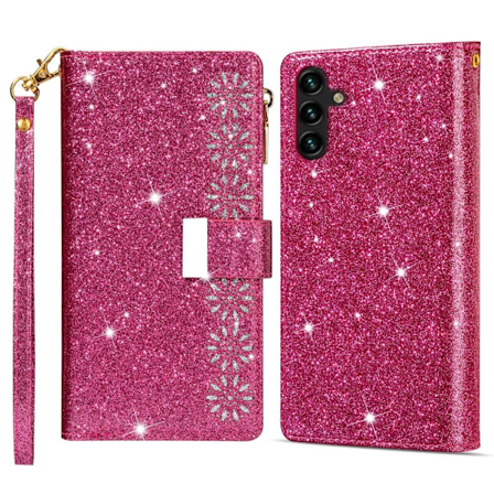 For Samsung Galaxy S25+ Etui Stjernehimmel Gravert Lommebokdeksel