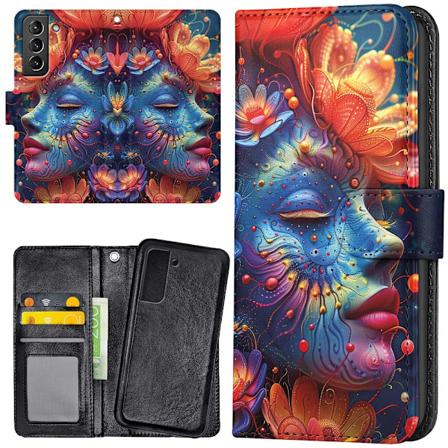 Samsung Galaxy S21 Plus - Mobilcover/Etui Cover Psychedelic